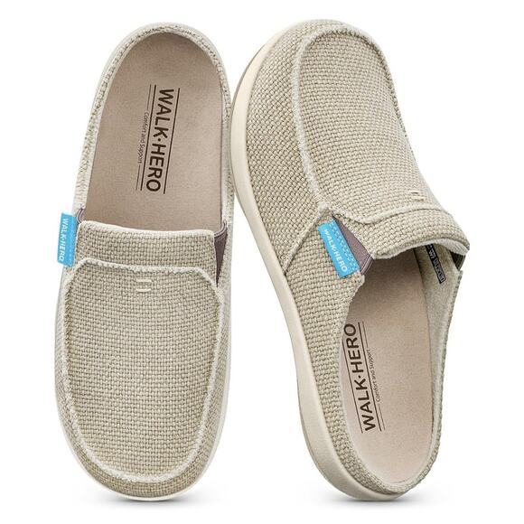 Womens Slippers Arch Support Walkhero House Orthopedic Slippers Size 8 - Picture 1 of 10